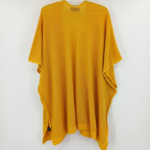 Lane Bryant Yellow Floral Open Kimono Boho Beach - Picture 2 of 9